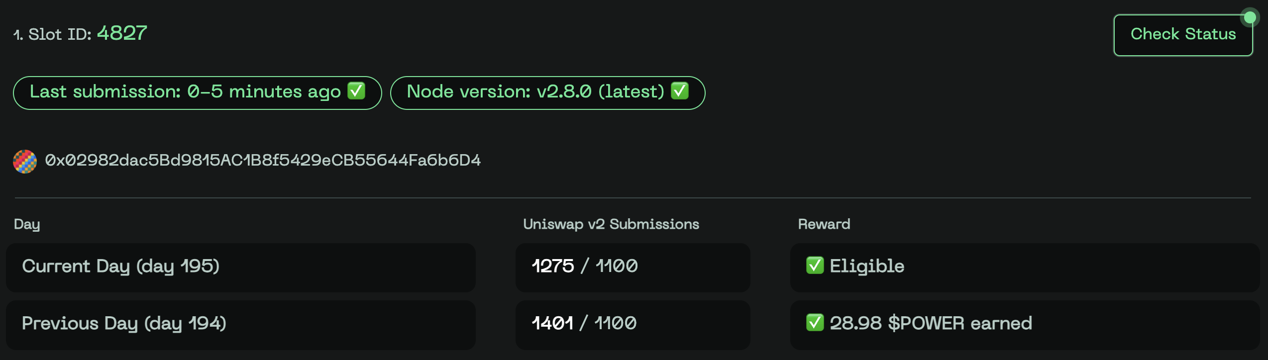 Snapshotter-node-dashboard
